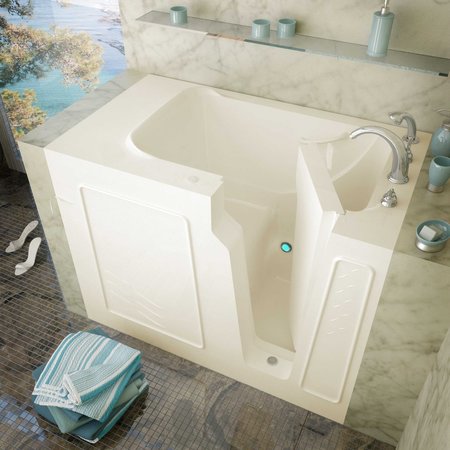 MEDITUB MediTub Walk-In 29 x 52 Left Drain Biscuit Soaking Walk-In Bathtub 2952LBS